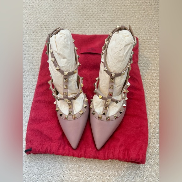 Valentino Rockstud Ankle Strap Pump 100 MM - Picture 1 of 10